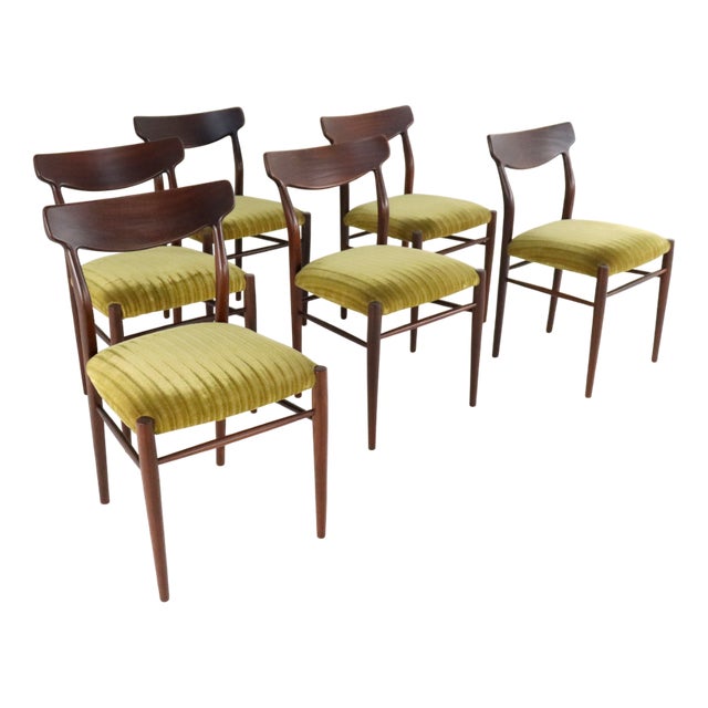 Dining Room Chairs Aldersbach by Otto Pollak for Lübke, 1960s, Set of 6 For Sale