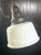 Victorian Vintage Brass Adjustable Table Lamp With Frosted White Glass Shade For Sale - Image 3 of 11