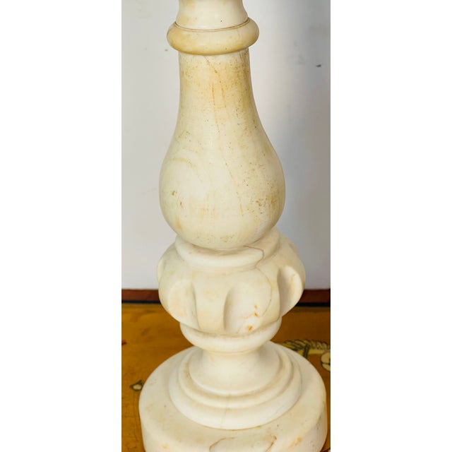 Alabaster Organic Modern Pair of Sea Whip Branches on Alabaster Bases For Sale - Image 8 of 9