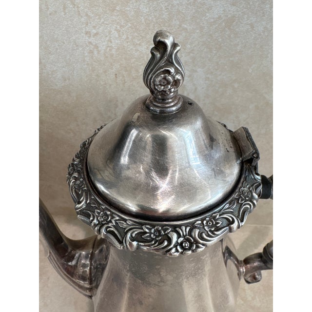 International Silver 1960s American International Silver "Countess" Coffee and Creamer Set For Sale - Image 4 of 9