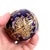 Antique Spherical Cobalt Blue Jewelled Porcelain Trinket Box from Coalport, 1880 For Sale - Image 6 of 11