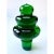 A large and beautiful 3-tiered emerald green glass stopper. In addition to finding it's place inside a decanter, this has...