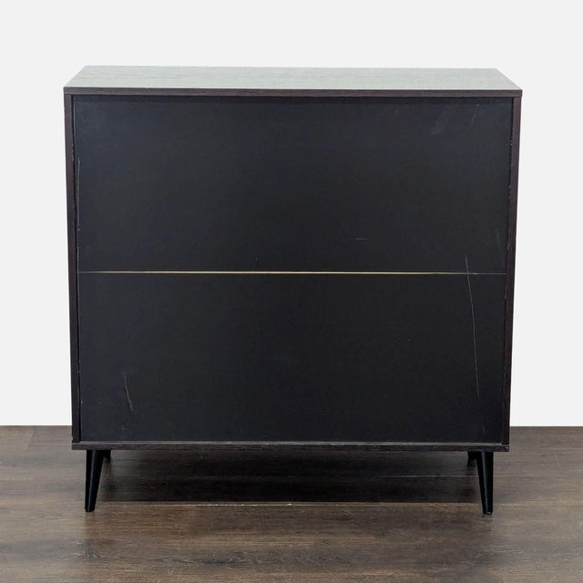 West Elm Adams Modern 3-Drawer Dresser in Espresso Wood Finish, Attributed For Sale In San Francisco - Image 6 of 9