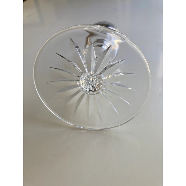 1990s 1990s Contemporary Galway Crystal Candlestick For Sale - Image 5 of 6