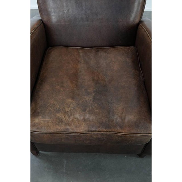 Club Chairs in Sheepskin Leather, Set of 2 For Sale - Image 5 of 18
