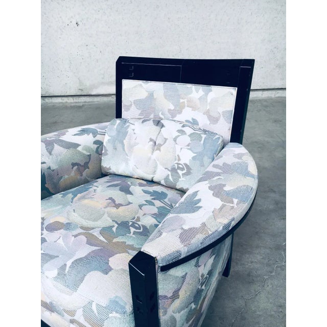 1990s Set of Galaxy Peggy Low Armchairs Set by Umberto Asnago for Giorgetti, Italy, 1990s For Sale - Image 5 of 18