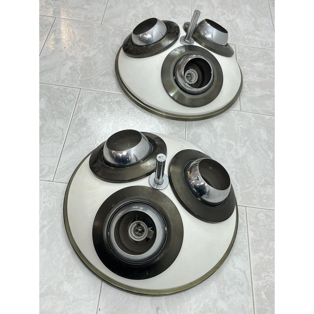 Vintage Ceiling Lights by Angelo Lelli for Arredoluce, 1950s, Set of 2 For Sale - Image 11 of 11