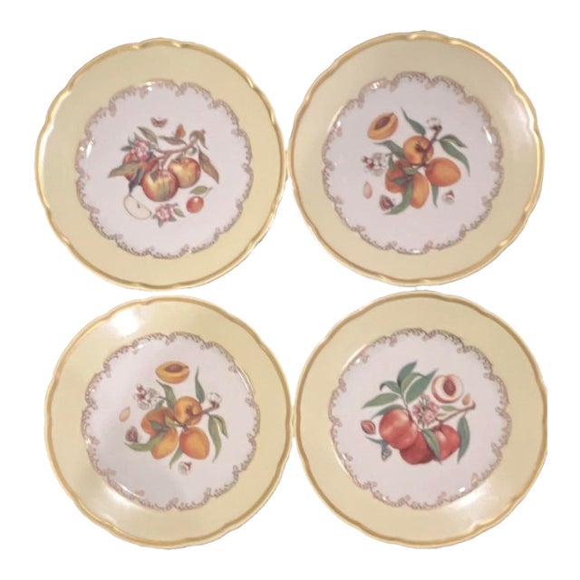 Limoges Plates Set of 4 (Romance) For Sale