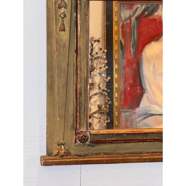 Early 19th Century Early 19th Century Painted Egyptian Revival Mirror For Sale - Image 5 of 7