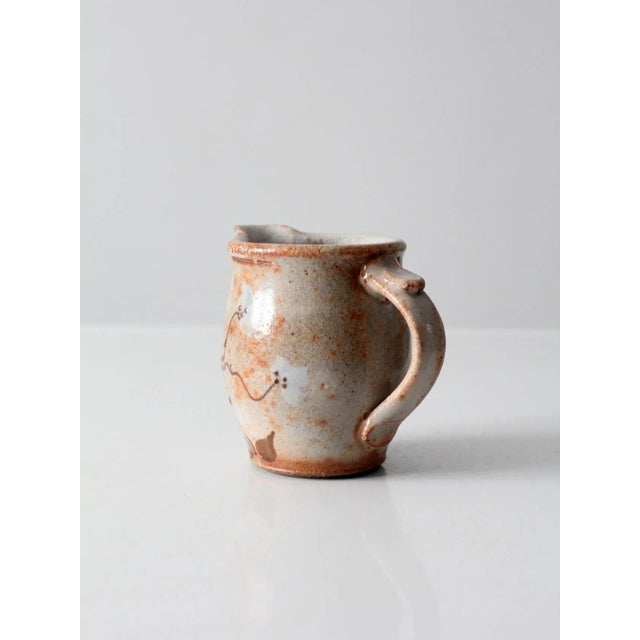 Late 20th Century Vintage Pottery Pitcher For Sale - Image 5 of 14