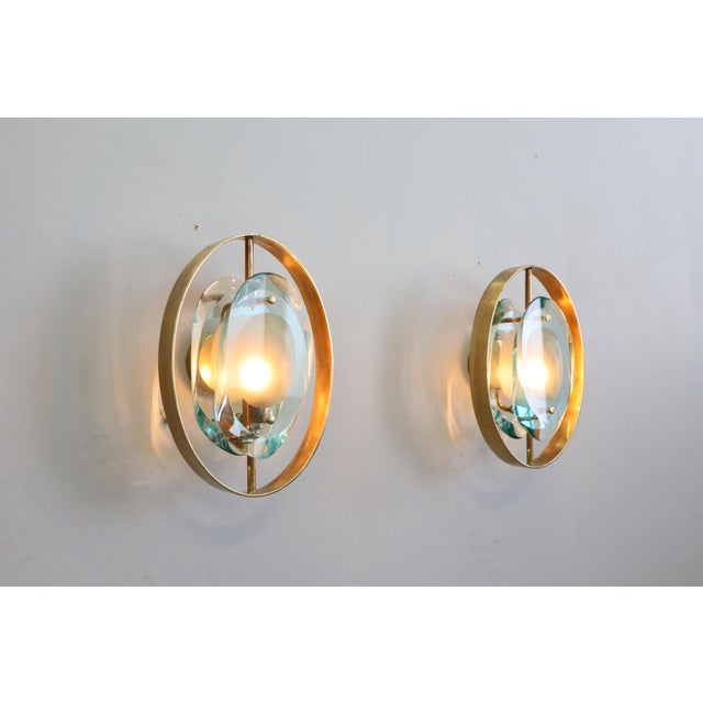 Model 2240 Wall Lights by Max Ingrand for Fontana Arte, 1959, Set of 2 For Sale - Image 15 of 17