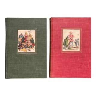 Vintage Illustrated Fairy Tale Cloth-Back Books - A Pair For Sale