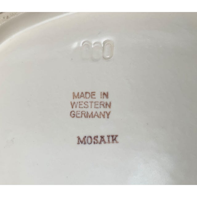 West German Mosaic Pottery Bowl, 1960s For Sale - Image 16 of 17
