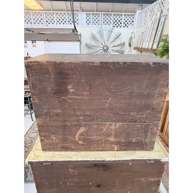 Antique Industrial Cubby Wall Cabinet For Sale - Image 12 of 12