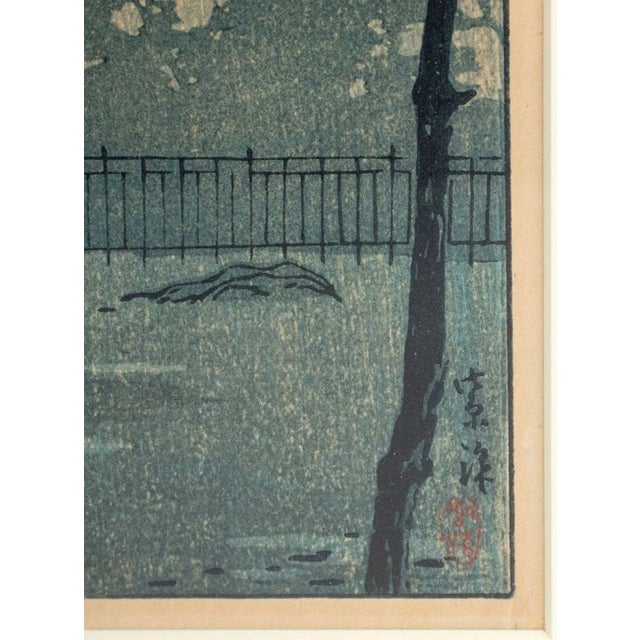 Kasamatsu Shiro "Yanaka Pagoda" Woodblock Print For Sale In New York - Image 6 of 8