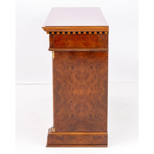 Wood Empire Style Walnut Buffet For Sale - Image 7 of 8