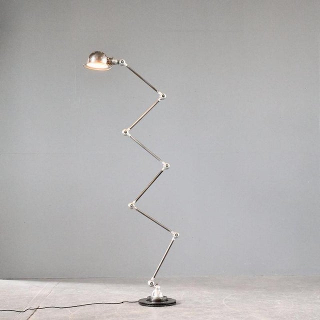 Metal Large Six Arm Floor Standing Lamp from Jielde, 1950s For Sale - Image 7 of 7