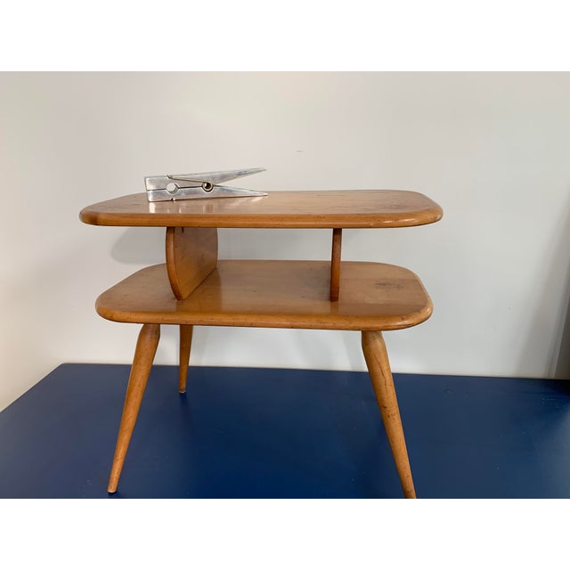 MidCentury Modern 2Tiered Side Table Chairish