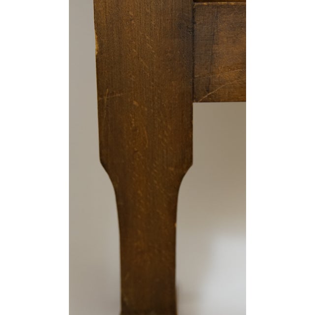 Antique Aubusson & Carved Walnut Upholstered Tapestry Screen Stand For Sale - Image 11 of 12