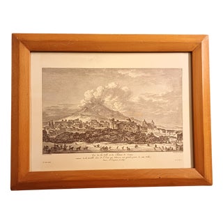Louis Despréz, The Castle and the City of Catania, 1800s, Archival Pigment Print For Sale