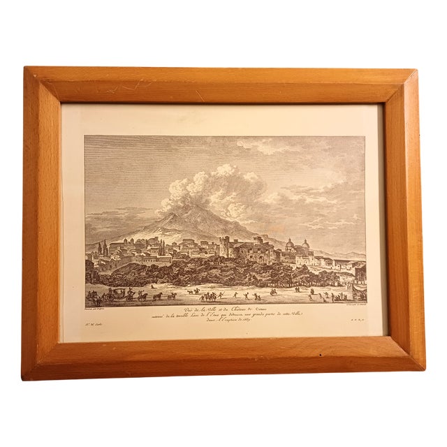 Louis Despréz, The Castle and the City of Catania, 1800s, Archival Pigment Print For Sale