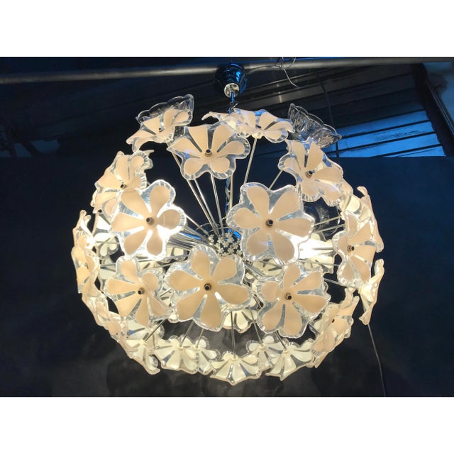 Sputnik Chrome Ceiling Lamp, 1970s For Sale - Image 4 of 18