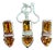 28 Carat Citrine & Diamond Pendant & Matching Earrings 14 Karat Gold Chain Set For Sale