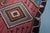 Raspberry Red 1920s Antique Tribal Geometric Rug Finely Woven Kilim Rug - 6’1” X 9’7” For Sale - Image 8 of 14
