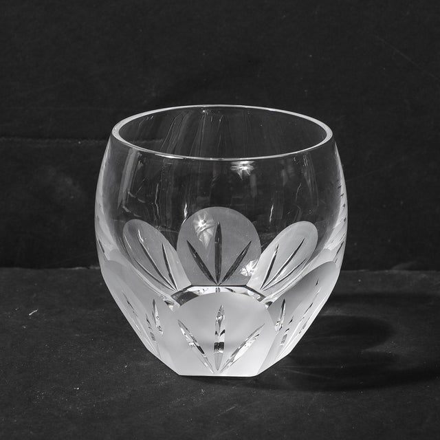 Mid-Century Modernist Sevres Primavera Pattern Cut Crystal Glassware Set For Sale In New York - Image 6 of 12