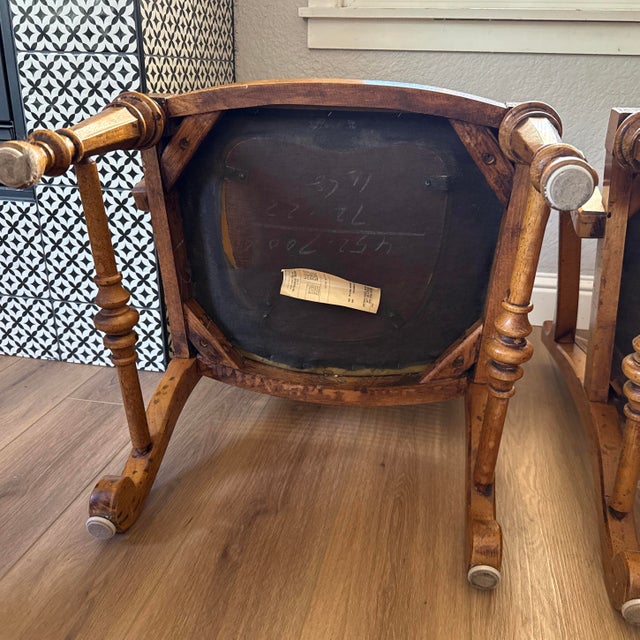 Vintage Drexel French Provincial Dining Armchairs, A Pair For Sale - Image 10 of 12