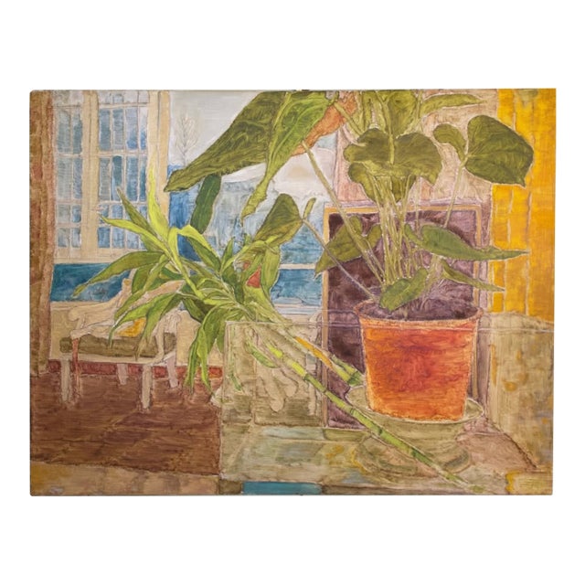 Original Still Life Study of House Plants For Sale