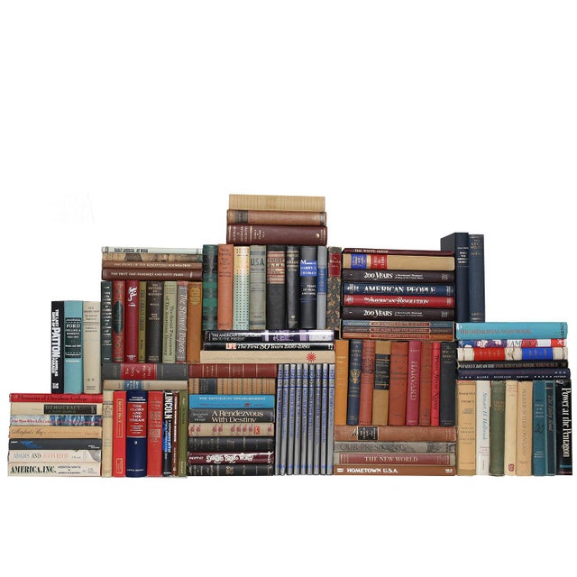 American Curated Americana : Set of One Hundred Decorative Books For Sale - Image 3 of 3