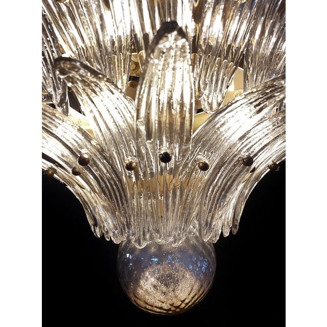 Palmette Ceiling Light with 163 Smoked Glasses, 1980s For Sale - Image 11 of 18