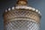 The Vistosi 1950s Murano glass pendant chandelier is a highly collectible mid-century modern lighting fixture crafted from...