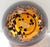 Glass Italian Tortoiseshell Crystal Bowl – Amber Art Glass Catchall Dish For Sale - Image 7 of 7