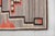 Contemporary Navajo Design Kilim Geometric Salmon Gray Low Pile Handwoven Wool Rug - 4’8” X 6’2” For Sale In Los Angeles - Image 6 of 10