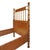 Antique Faux Bamboo Small Bed or Daybed Vintage Maple Wood Window Seat Bench French Style For Sale - Image 4 of 8