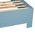Liam Platform Bed King - Pool Blue For Sale - Image 11 of 12