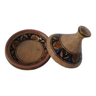 1960s Moroccan Tagine Pot, Signed A. Serghini Safi For Sale