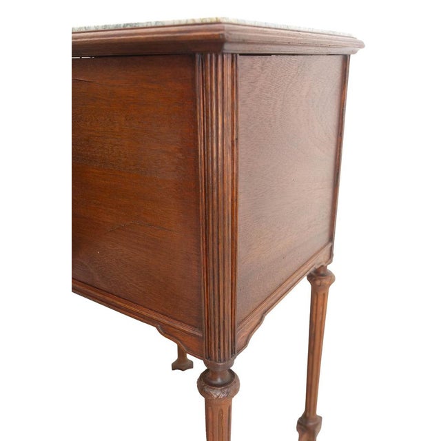 Metal French Louis XVI Bedside Tables, 1890s, Set of 2 For Sale - Image 7 of 14