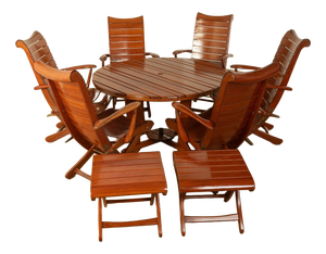 Garden Furniture Set by Triconfort, 1980s, Set of 9