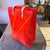 2002 Louis Vuitton Red Vernis Patent Leather Reade Tote Bag by Robert Wilson For Sale - Image 13 of 17