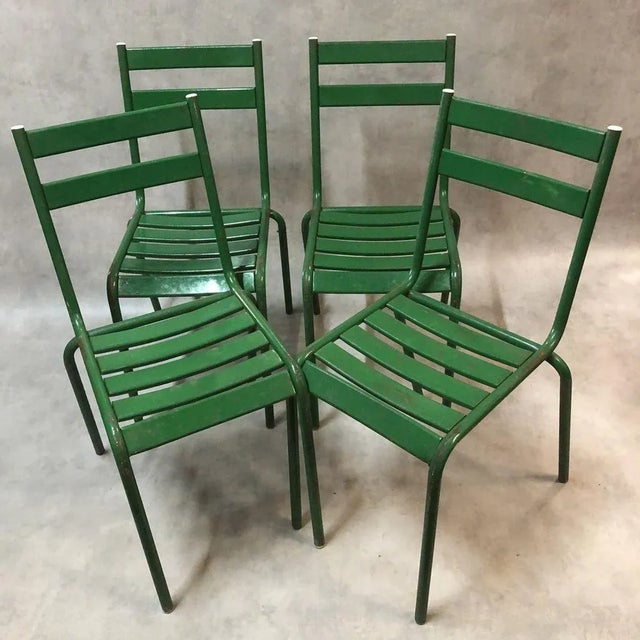 1950s Garden Chairs from Art-Prog, 1950s, Set of 4 For Sale - Image 5 of 10