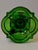 Antique Emerald Green Glass Kerosene Finger Lamp 4-Panel Portrait Pilgrim For Sale - Image 18 of 18
