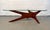 An iconic example of American mid-century modern design, this 'Jacks' coffee table by Adrian Pearsall is a highly sought-...