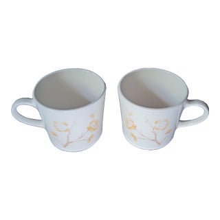 1980s Corelle Corning Ware Cherry Blossom Mugs For Sale