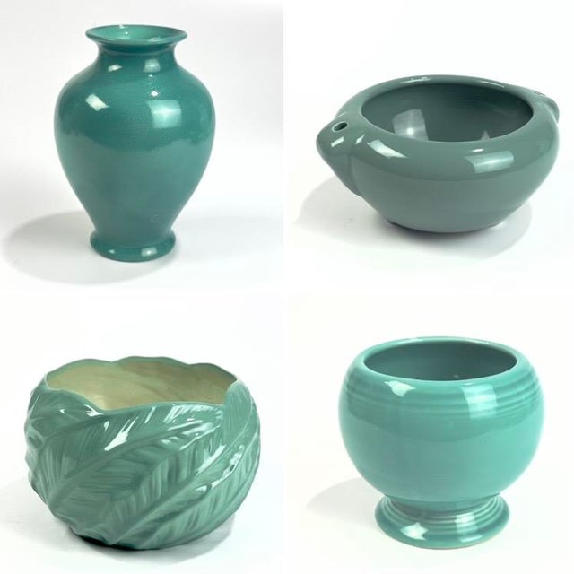 Top 20 Shades of Jade Vintage Ceramics Instant Collection For Sale - Image 10 of 18