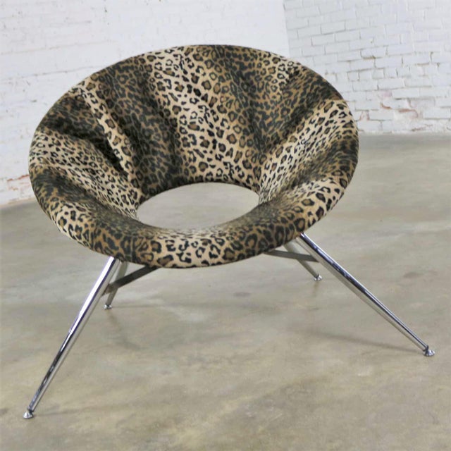 Leopard print tub chair hot sale