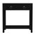 Spritely Home Accent Furniture Lark 30 in W Rectangular Wood 1Drawer Nightstand with Lower Open Shelf, Washed Black For Sale - Image 4 of 8