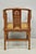 Antique Chinese Elm Hardwood Horseshoe Oriental Huanghuali Lounge Arm Chair For Sale - Image 12 of 16
